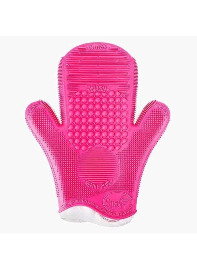 Revolutionary Pink SPA Brush Cleansing Glove - Image 1