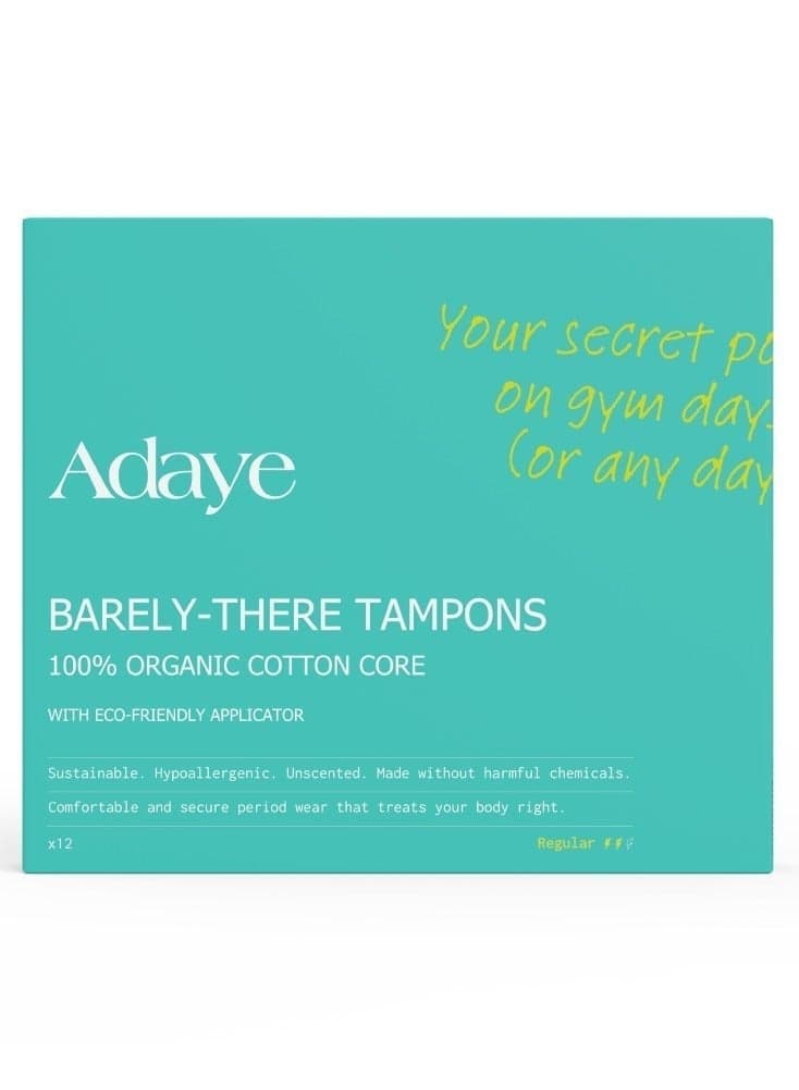 Adaye Organic Cotton Tampons | Eco-Friendly, Hypoallergenic Comfort - Image 1