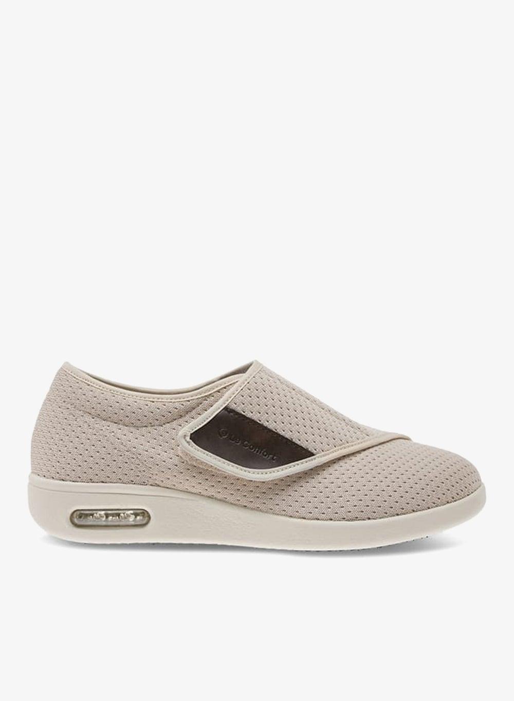 Dw 015Beige Women's Elegant Brown Slip-On Loafers - Image 1