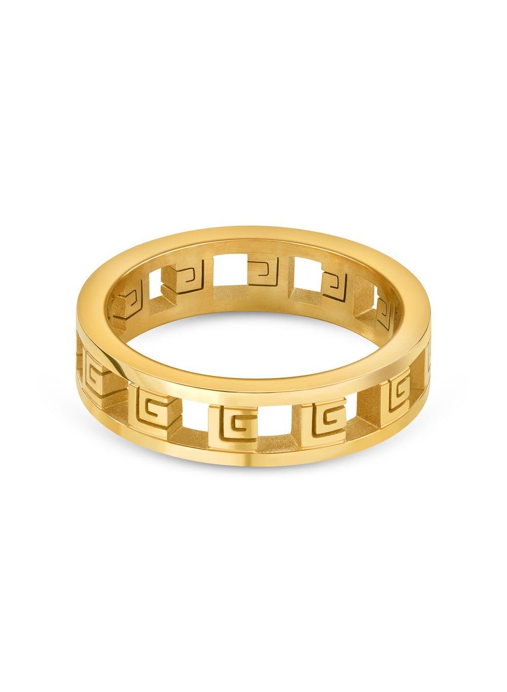 Guy Laroche Audrey 52 mm Gold Plated Elegance Ring - Image 1