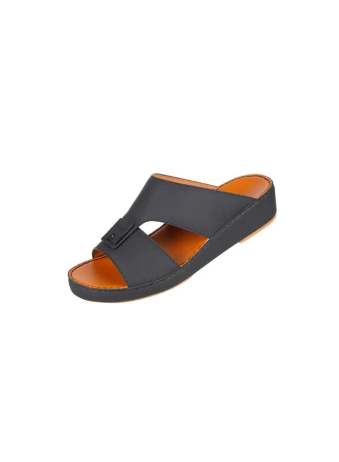 Barjeel Uno BS 23 Black - Elegance Crafted Men's Arabian Sandals - Image 1