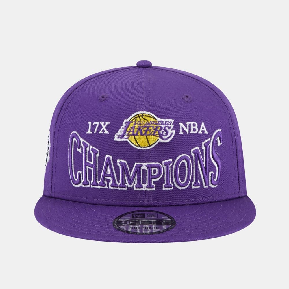 Exclusive LA Lakers 9FIFTY Champions Patch Cap for Men - Image 1