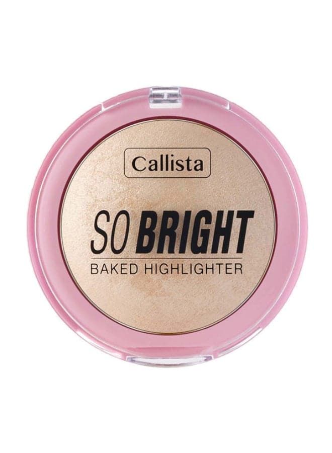 So Bright Baked Highlighter 01 - Snowy Glowy Light - Image 1