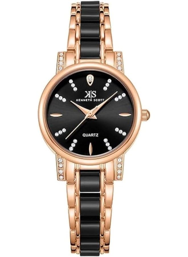 Kenneth Scott K23547-KCBB Elegant Analog Watch for Women - Image 1