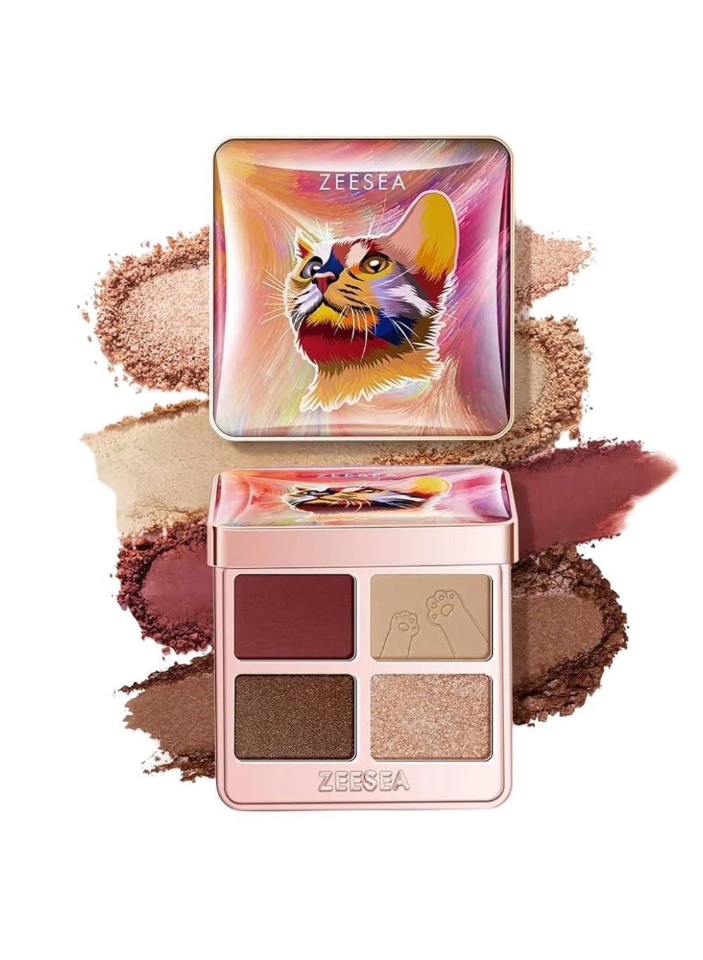 ZEESEA Tipsy Kitty 07 Sincere Heart Eyeshadow Quad - Image 1