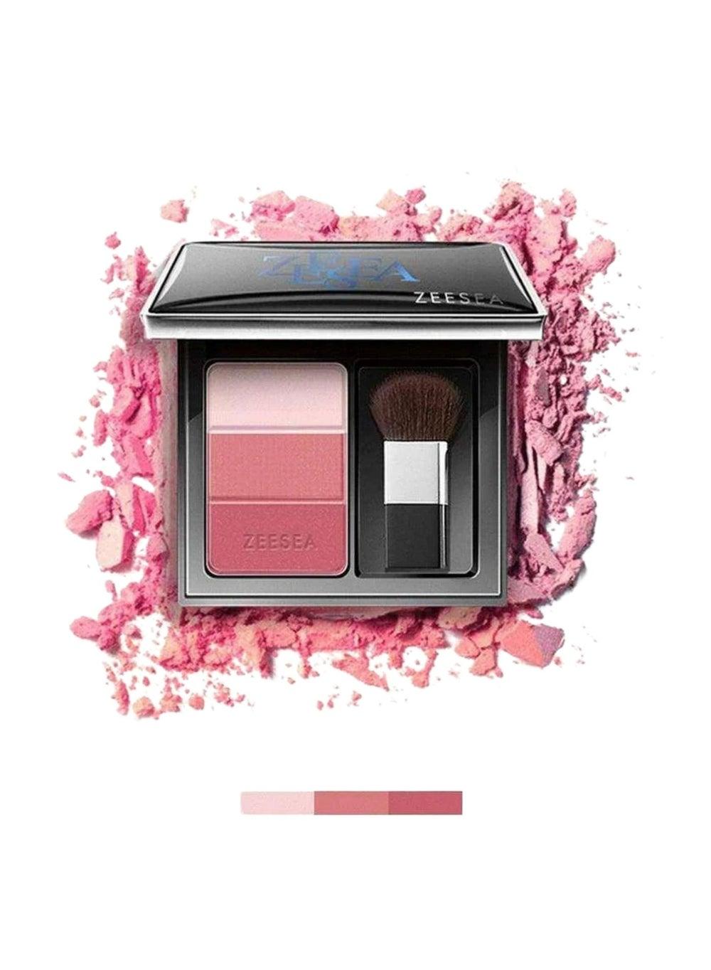 ZEESEA Midnight Rose 3-Color Concealer Blusher for Radiant Glow - Image 1