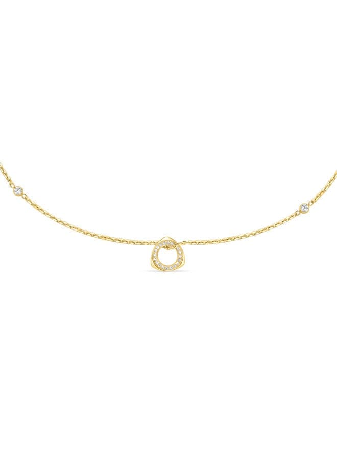 CERRUTI 1881 Giulia Gold-Plated Crystal Pendant Necklace - Image 1