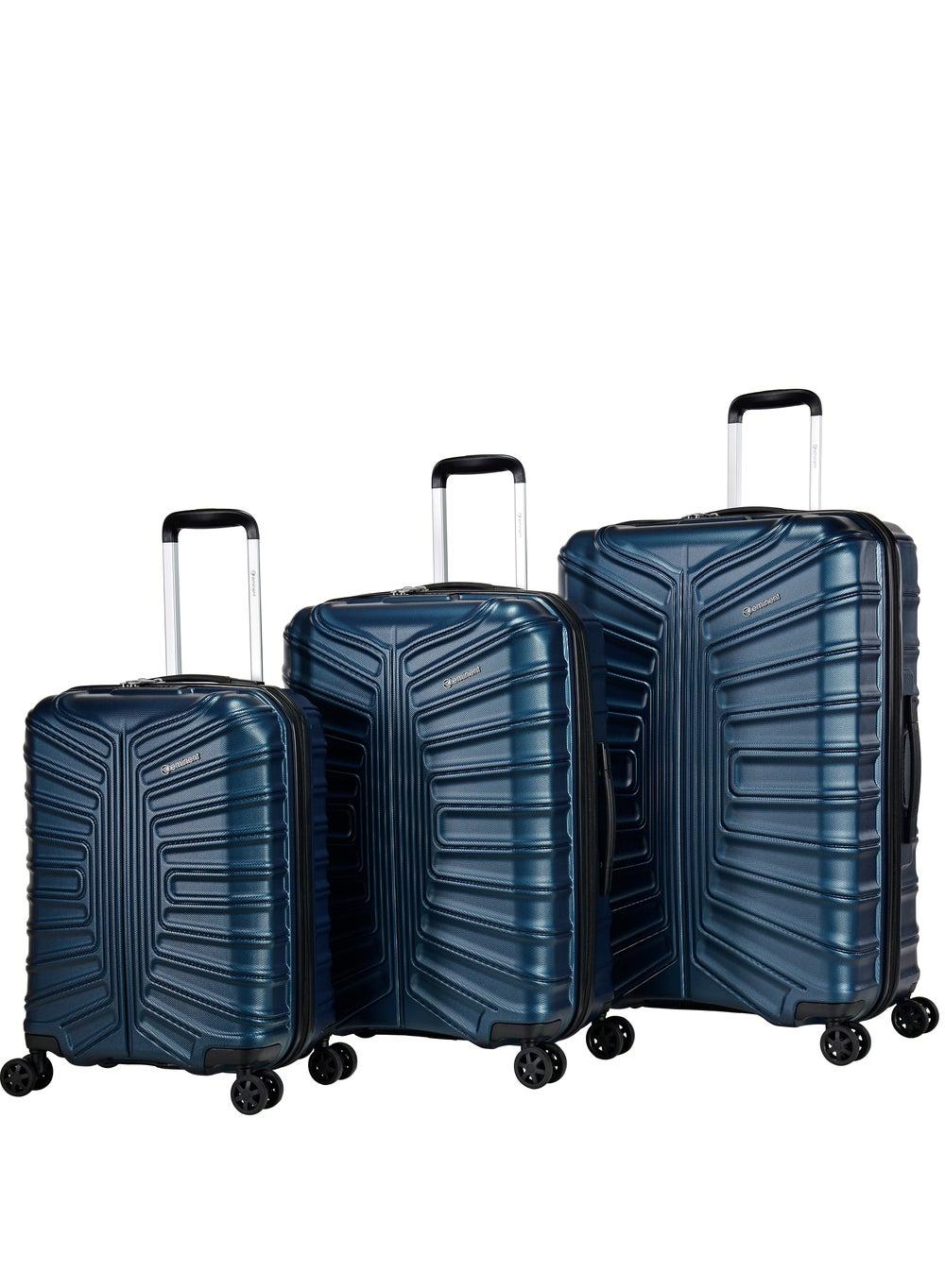 Eminent KK30 Dark Navy Trolley Luggage Trio with TSA Lock - Image 1