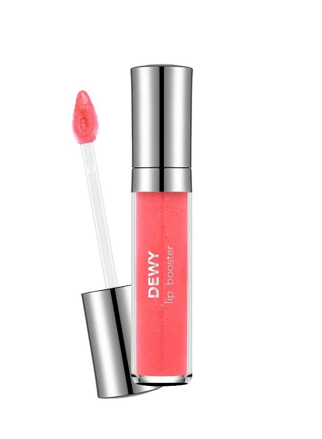 Dewy Lip Booster Gloss - 10 Pink Luster for Vibrant Shine - Image 1