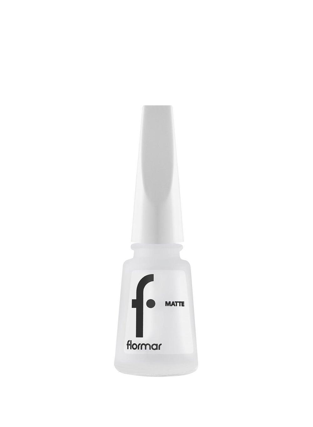 Flormar M01 White Board Matte Nail Enamel - Image 1