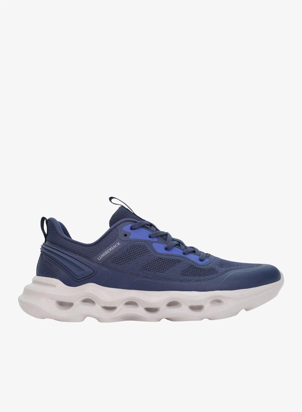 Lumberjack Wolfish Men's Low Top Sneaker - Navy Blue - Image 1