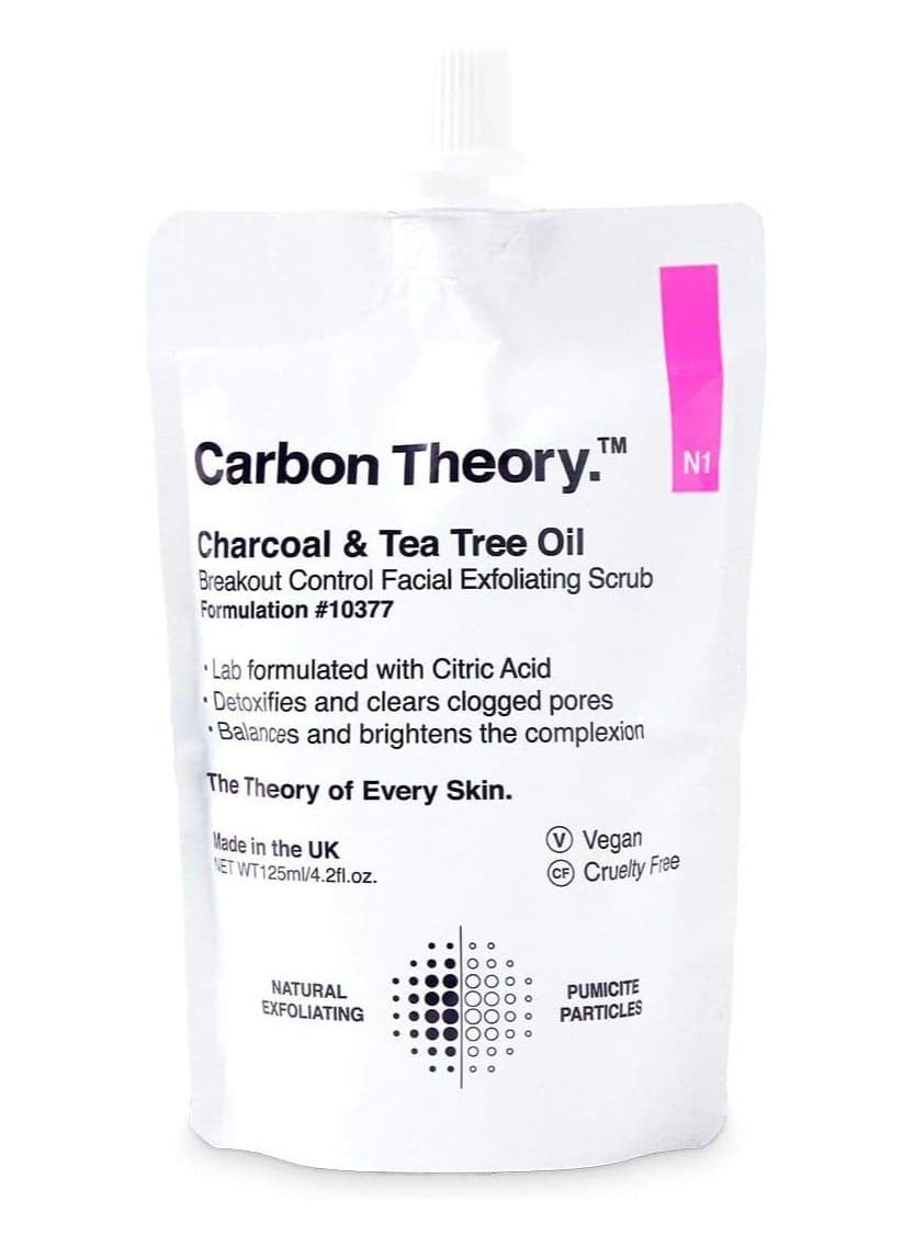 Charcoal & Tea Tree Oil Breakout Control Exfoliating Scrub - Image 1