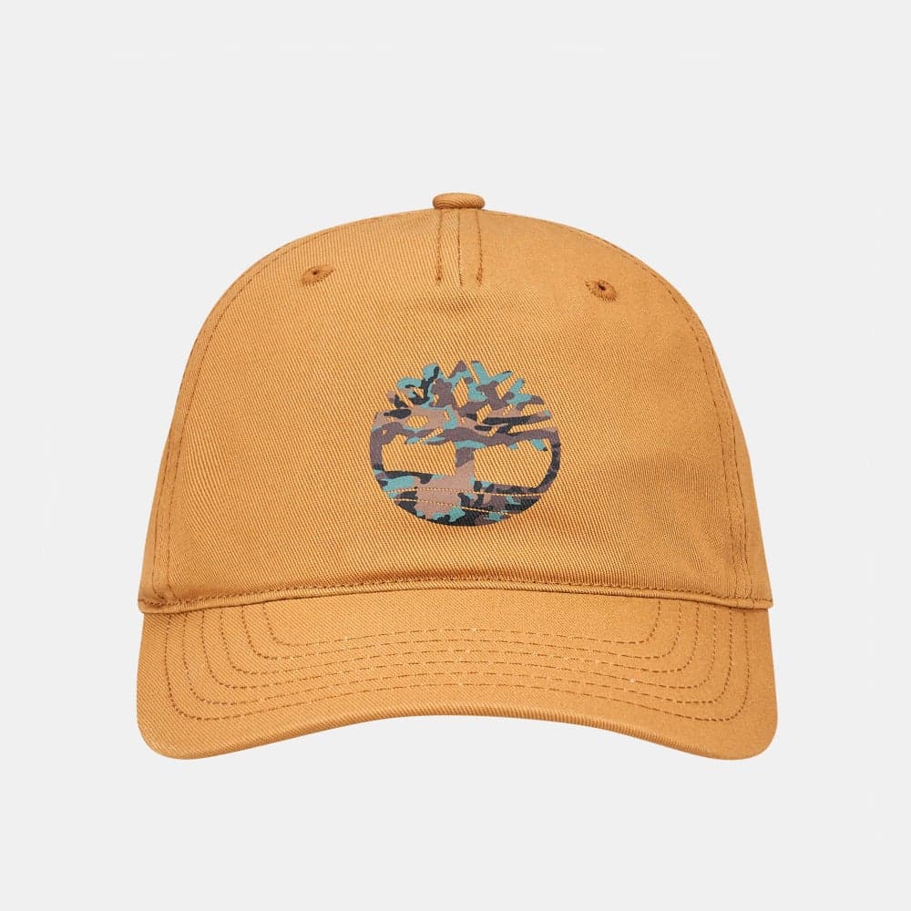 Timberland Camo Tree Logo Cotton-Twill Cap for Men - Image 1