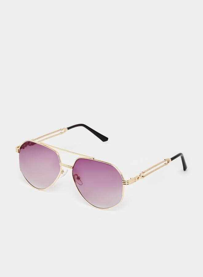Styli Aviator Double Bridge Women's Sunglasses - Chic Elegance - Image 1