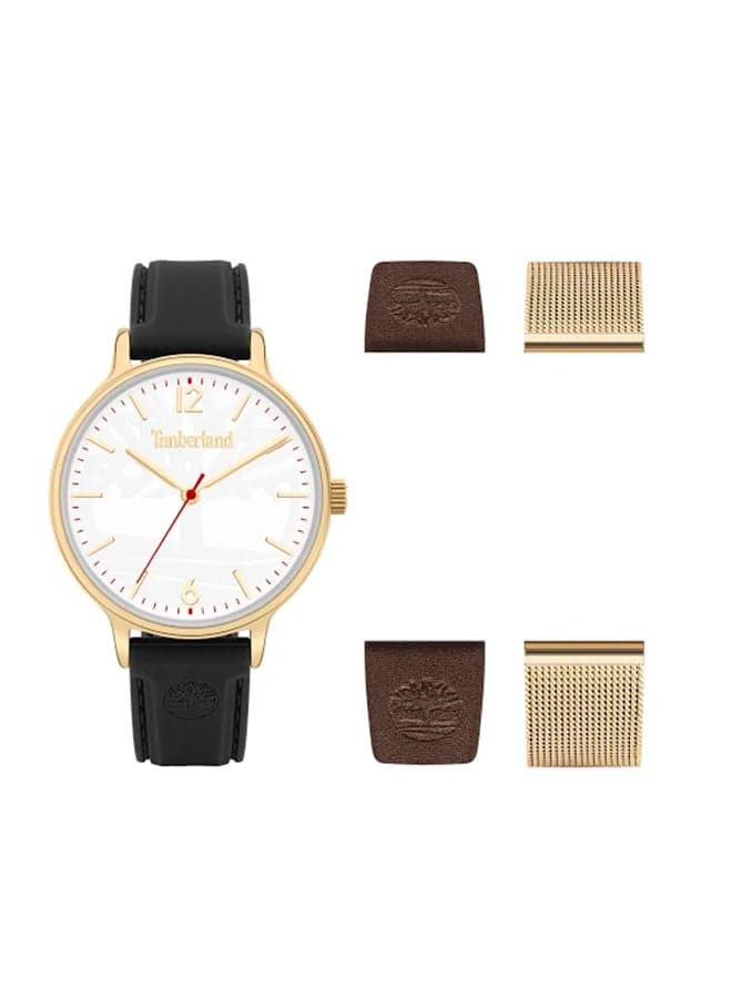 Timberland T Tbl15962Myg-63Set Elegant Leather Watch Set for Women - Image 1