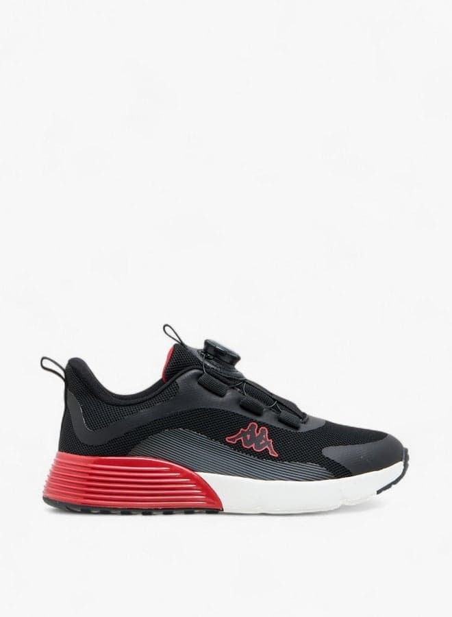 CK25717BP Boys' Elite Black Sports Sneakers with Innovative Buckle - Image 1