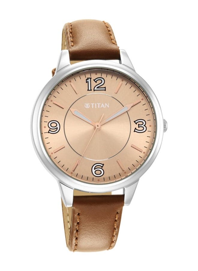 TITAN 2617SL05 Chic Leather Analog Watch for Women - Image 1