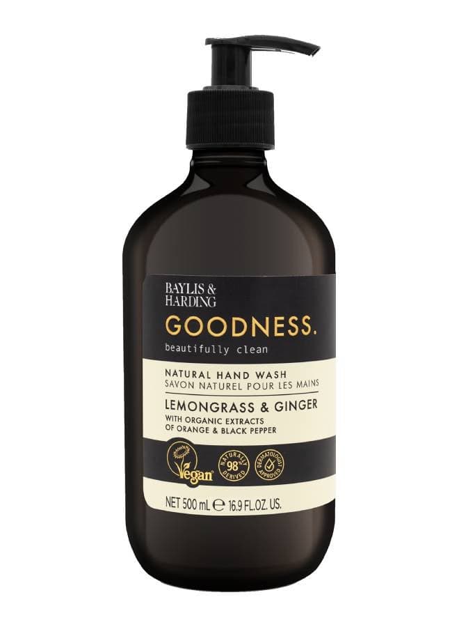 Baylis & Harding Goodness Lemongrass & Ginger Hand Wash 500ml - Image 1