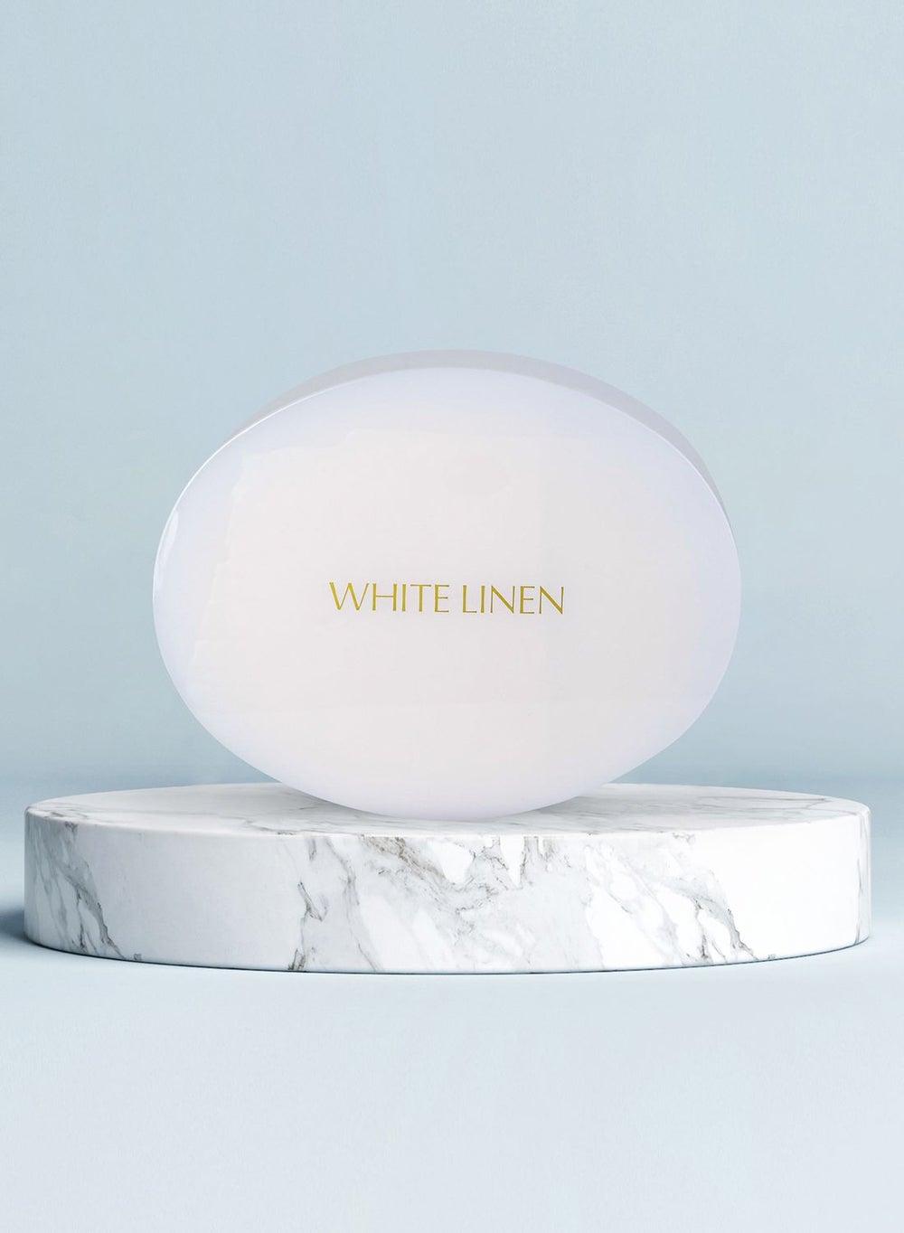 White Linen Perfumed Body Powder 100g - Ethereal Elegance - Image 1