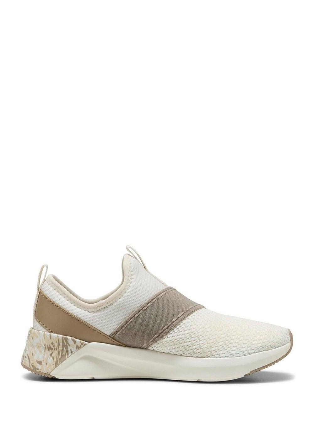 Softride Harli Slip-On Sneakers in Warm White-Ice Coffee - Image 1