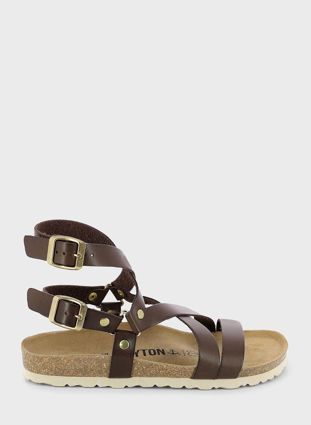 Armidale Elegance: Chic Flat Sandals with French Design - Image 1