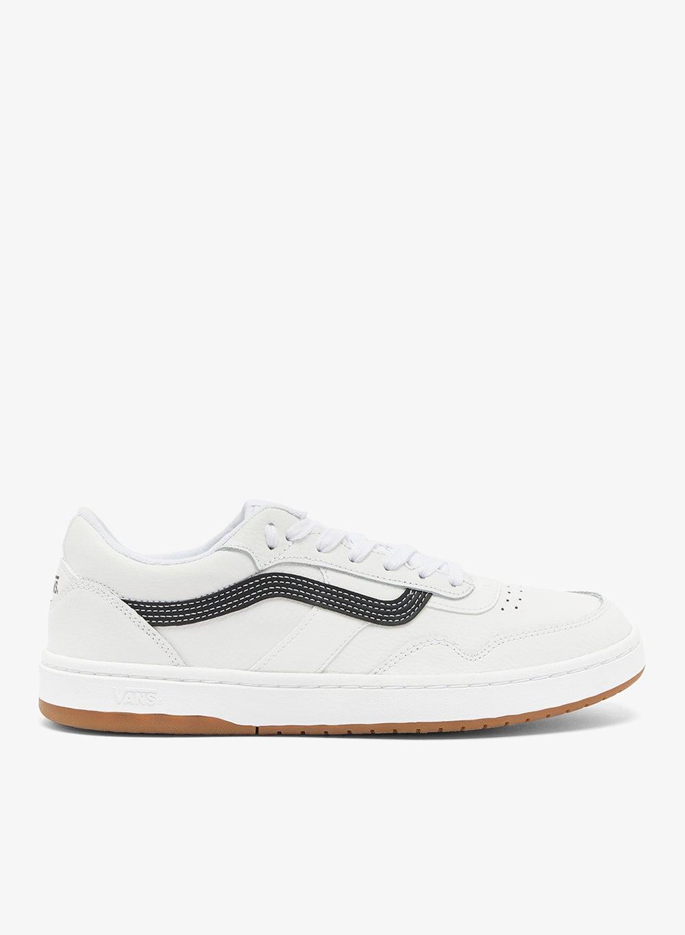 Cruze 3.0 Stitch Sidestripe White Low-Top Sneakers - Image 1