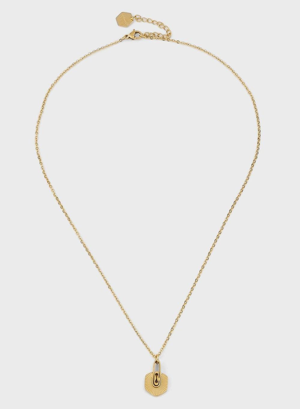 Lady Mauve Owen Hexagon Pendant - Elegance Unleashed - Image 1