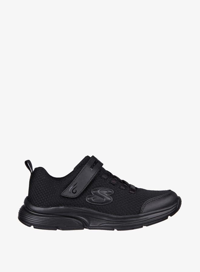 WAVY LITES Hook and Loop Sneakers - 303522L Bbkblack - Image 1