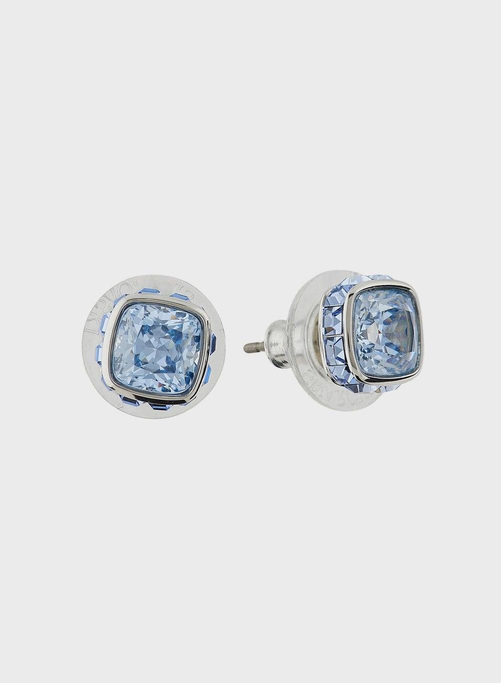 SWAROVSKI Ocean Blue March Birthstone Earrings - Image 1