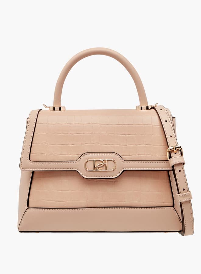 Paprika Textured Satchel: Elegance on the Go - Image 1
