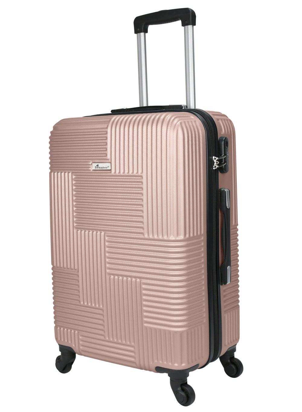 SENATOR KH110 Rose Gold Elegance - Premium ABS Spinner Luggage - Image 1