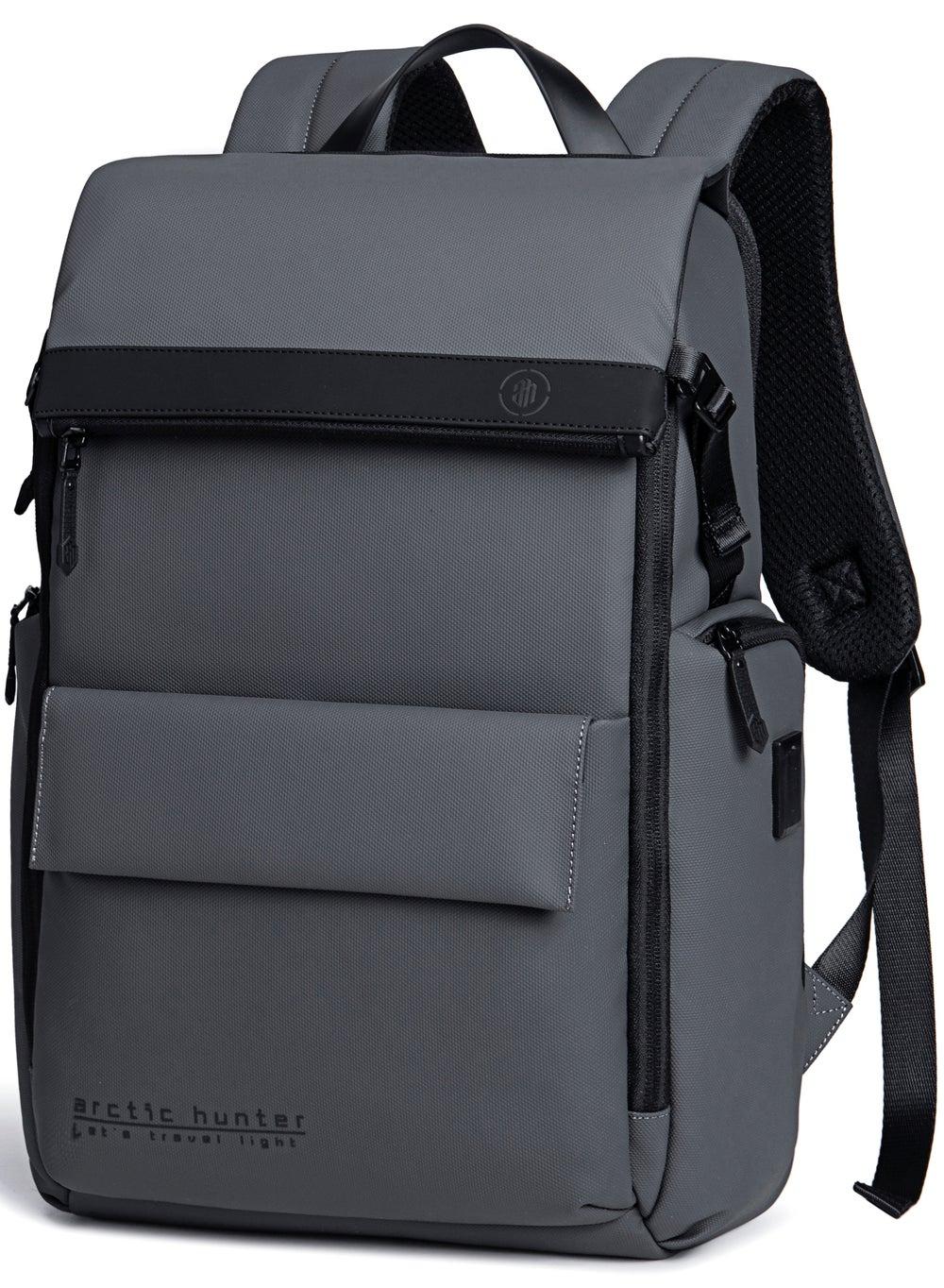 ARCTIC HUNTER B00562 Grey: UltiMatte Durable Poly Backpack - Image 1