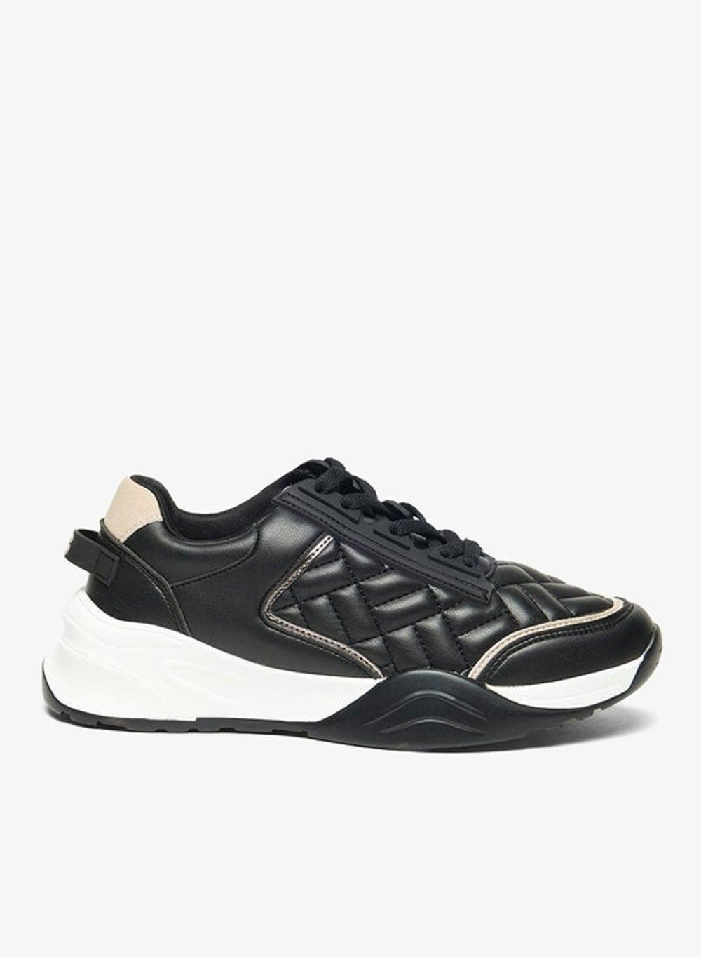 Rjq06 2Ablack Luxe Quilted Sneakers for Elegant Comfort - Image 1