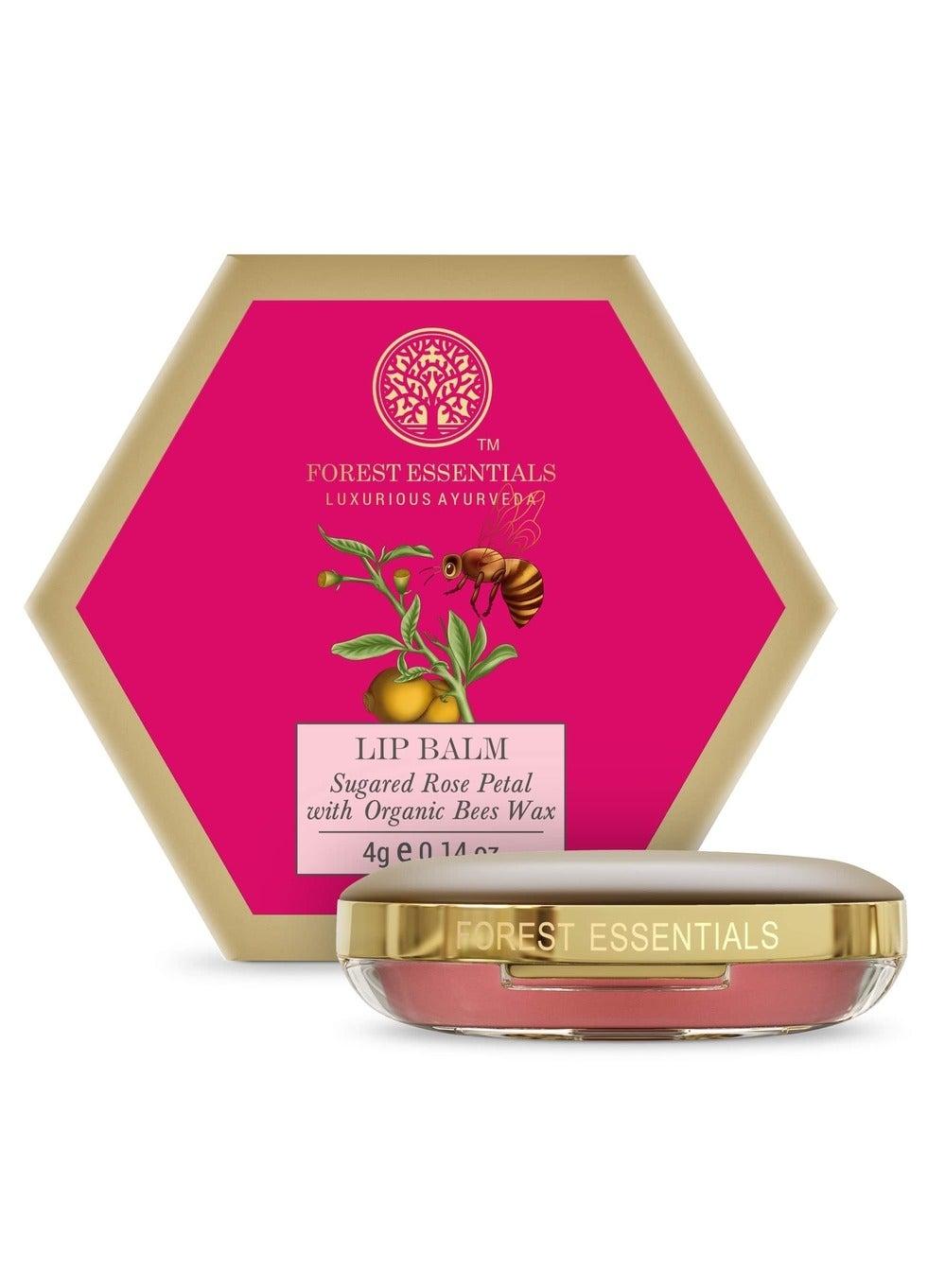 Forest Essentials Sugared Rose Petal Luxe Lip Balm - Image 1