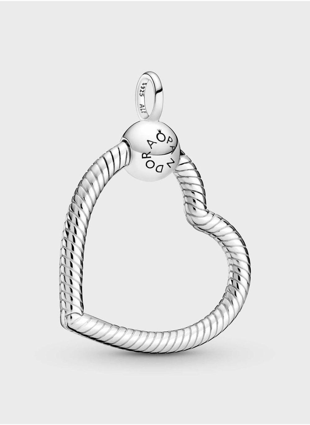 PANDORA Sterling Silver Heart Charm Pendant - Image 1