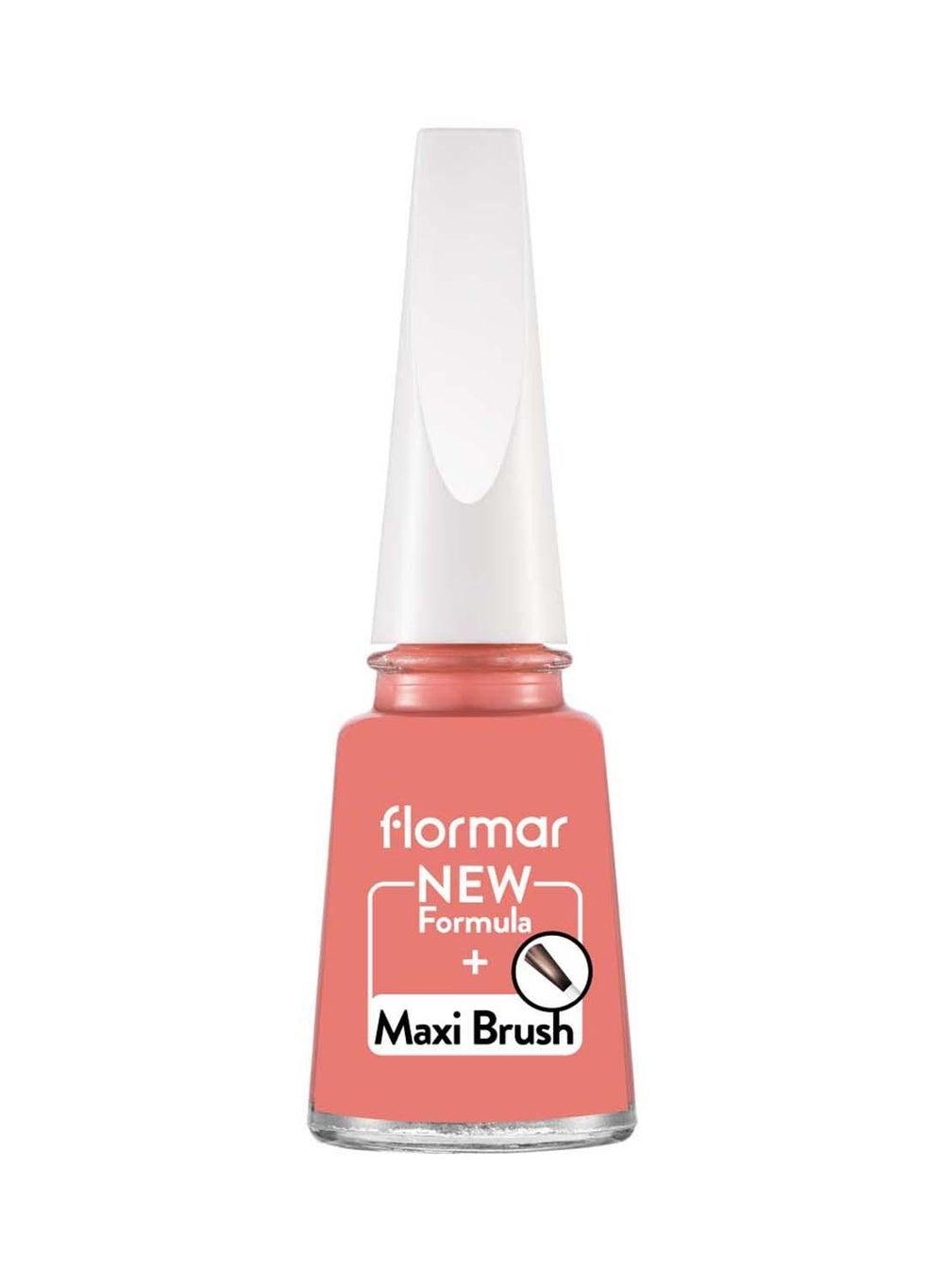 Flormar 011 Tender Salmon Nail Enamel - Luxurious Shine - Image 1