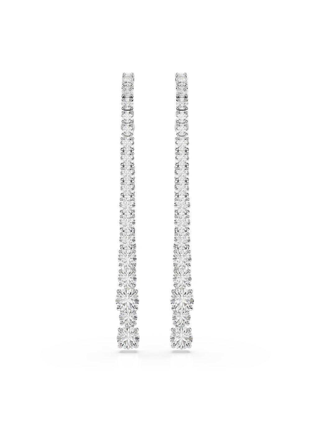 SWAROVSKI Matrix:Pe Drop Earrings - Radiant Elegance - Image 1