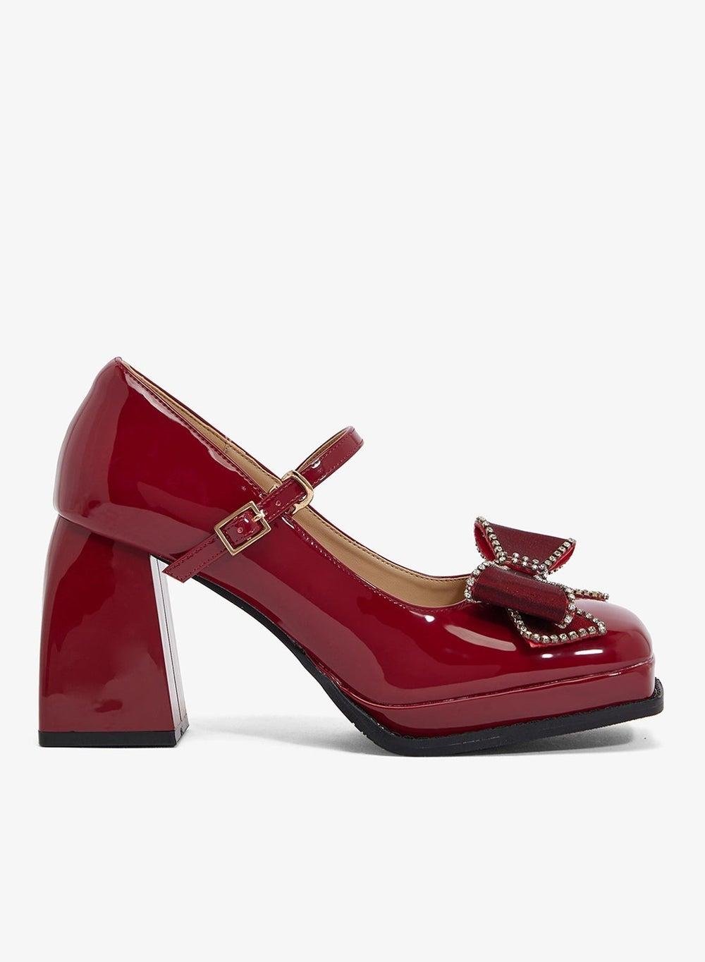 Elegant Burgandy Xz256066 Classic Pumps for Sophisticated Style - Image 1