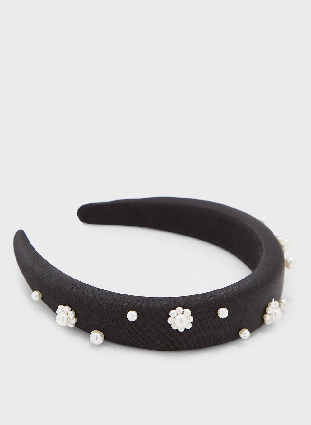 Ella Limited Edition Floral Pearl Headband - Luxe Accessory - Image 1