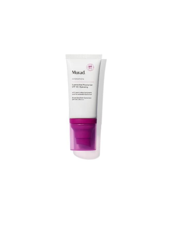 Superactive Hydrating SPF 50 Moisturizer: Luminous Skin - Image 1