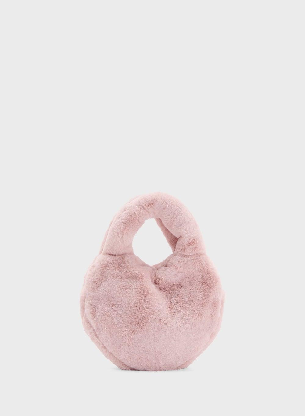 Skinnydip London Pink Fluff Heart Tote - Chic & Playful - Image 1