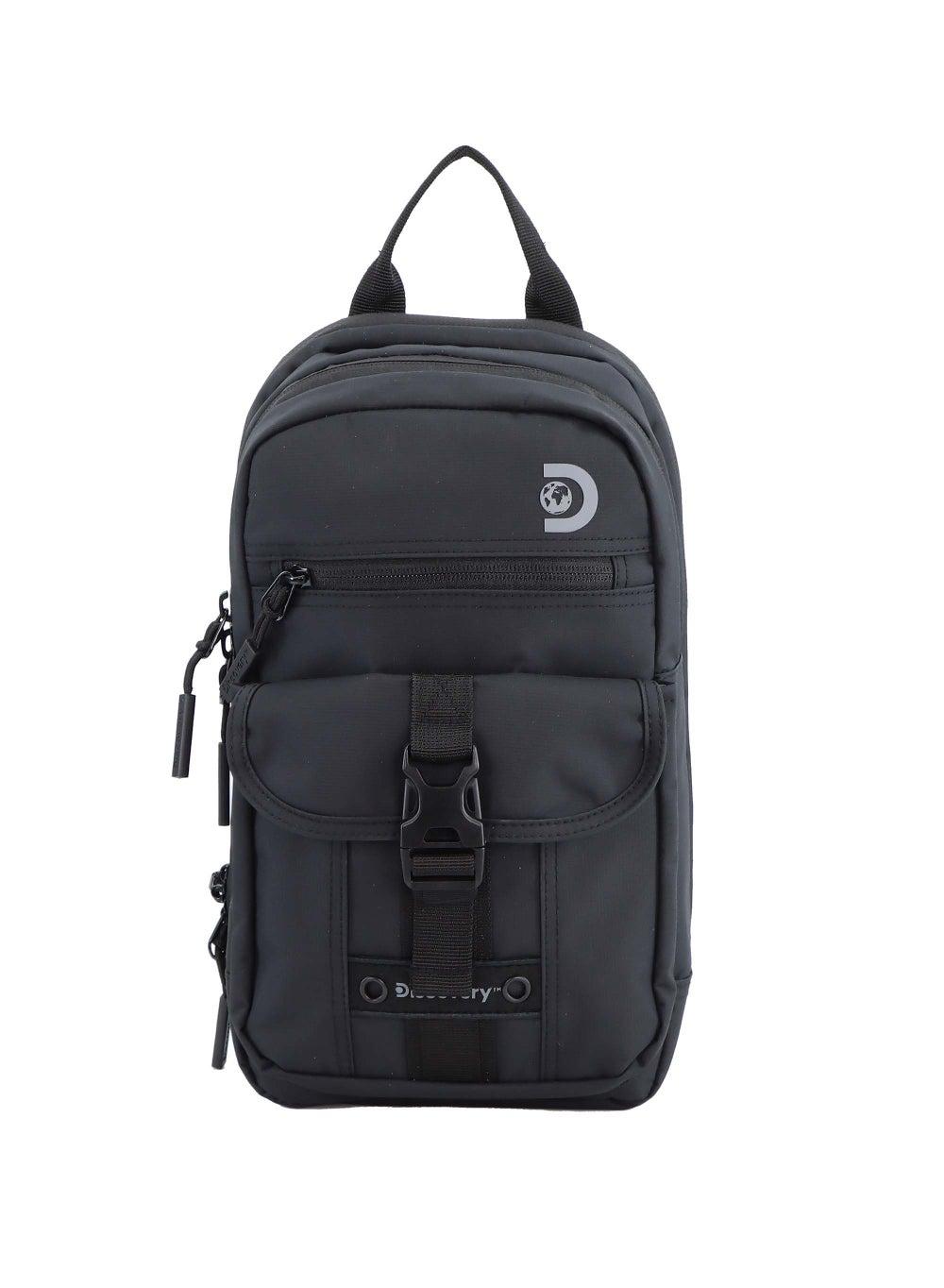 Discovery Black Shield RPET Sling Cross Body Bag - Image 1