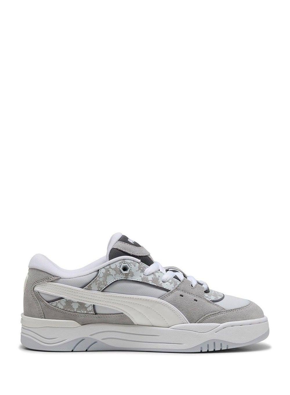 Puma-180 Disruptive: Chic Low-Top Grey Echo-Silver Sneakers - Image 1