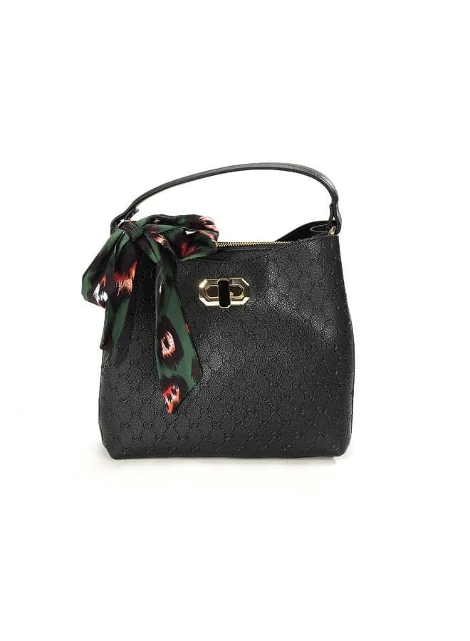 Milano Myra Hobo: Chic Monogrammed Shoulder Bag - Image 1