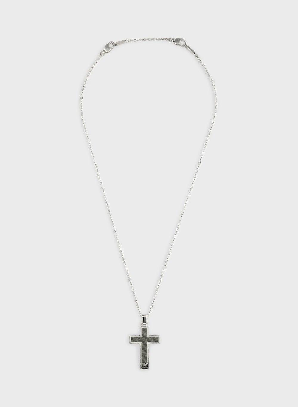 EMPORIO ARMANI Egs1705040 Elegant Silver Necklace for Men - Image 1