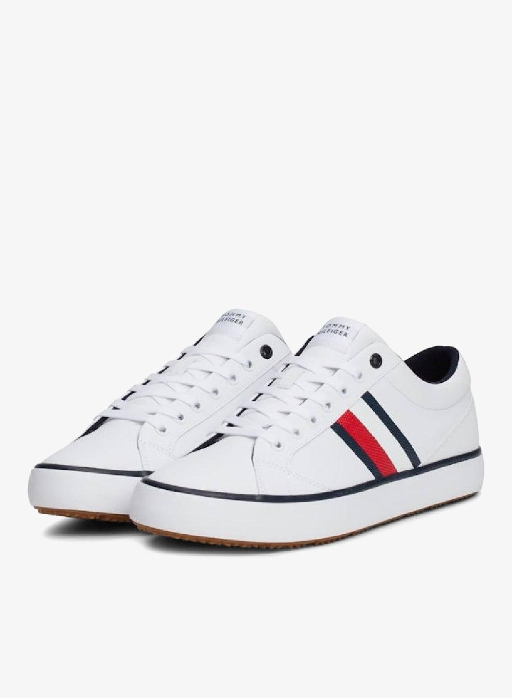 Elegant Leather Low-Top Signature Sneakers Ybs, 42 - Image 1