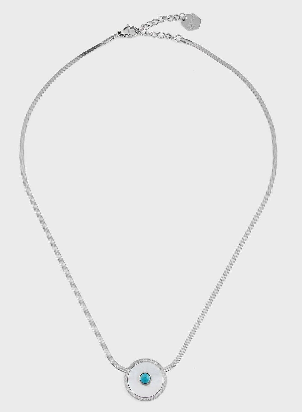 Lady Mauve ORA Serpent Eye Pendant Necklace - Image 1