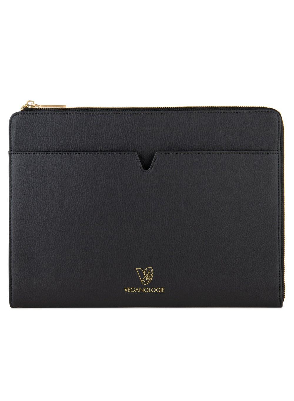 Veganologie Eden Bamboo Tech Sleeve 14' - Sleek Black - Image 1