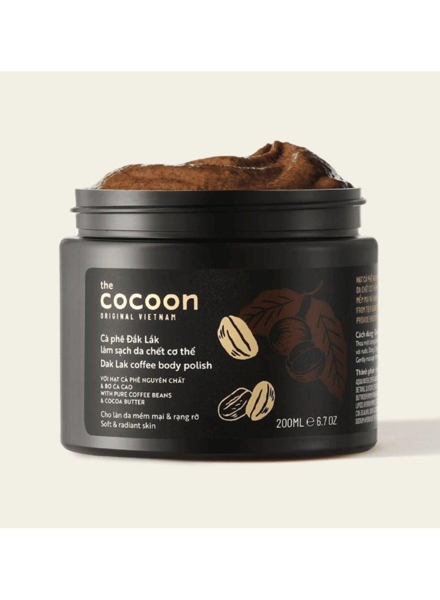 Dak Lak Premium Coffee and Cocoa Body Polish 200ml - Image 1