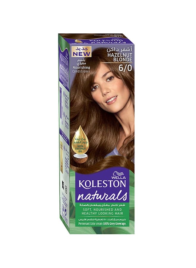 Koleston Naturals 6/0 Hazelnut Blonde - Luxuriant Color and Care - Image 1